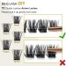 Buy BQ Lash Colored Eyelash Clusters - 72 Individual DIY Extensions for Home Use (B07 D-8-16 Mix) - Black Eyelashes for Stunning Looks - Buy Online on GoSupps.com