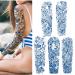 Aresvns Semi Permanent Sleeve Tattoo for Men and women  Realistic Temporary Tattoos Japanese Full Arm Waterproof Long-Lasting 2-3 Weeks Christmas Gift