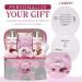 Cherry Blossom Spa Gift Basket Set for Women - Luxury Bath and Body Set with Lotions, Bath Bombs, Mirror, Travel Bag - Perfect Christmas Gift - Buy Online on GoSupps.com