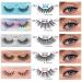 30 Pairs Faux Mink Lashes - MAGEFY 10 Styles Mixed Soft & Reusable Eyelashes Bulk with Glitter Boxes - Buy Online on GoSupps.com