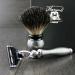 3 Edge Shaving Razor & Black Badger Hair Brush - Ultimate Men's Shaving Kit for a Perfect Shave - Buy Online on GoSupps.com