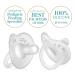 Evenflo Feeding Balance Plus Stage 1 Cylindrical Baby  Newborn and Infant Pacifier - Developed with Pediatric Feeding Specialists - 0 to 6 Months (Pack of 6) 6 Count (Pack of 1) Clear - Buy Online on GoSupps.com
