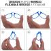 Didinsky Unisex Reading Glasses - Compact Light Edgeless | Ideal for Travel Comfortable with Adhesive Strips | Orsay Graphitebio 3.0x - Buy Online on GoSupps.com