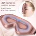FlyCoco 99% Light Blocking Eye Sleep Mask - 3D Contoured Design for Ultimate Comfort | Adjustable Straps | Ideal for Sleeping Travel & Naps - For Women & Men (Rose - Buy Online on GoSupps.com