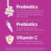Up4 Kids Probiotic Gummies | Digestive & Immune Support | Prebiotics, Vitamin C | 30ct Gelatin-Free, Gluten-Free, Non-GMO | Ages 3 - Buy Online on GoSupps.com