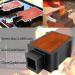 Deecaray Black Cast Iron Flask Mold Holder - 2 Pieces for Sand Casting Metal Jewelry and Tools - Buy Online on GoSupps.com