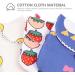 Nuobesty 4PC Mini Wet Bags - Reusable Cotton Breast Pads & Menstrual Sanitary Napkin Bags for Moms | Cartoon Design - Buy Online on GoSupps.com
