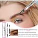 gafdu Curved Eyebrow Pencil Curved Eyebrow Pen2 in 1 Waterproof Liquid Eyebrow Pen Eyeliner Pen Natural Looking Eyebrow Pencil for Travel Shopping Business Trip 04 - Buy Online on GoSupps.com