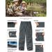 Kids Youth Hiking Cargo Pants UPF 50+ Quick Dry Driflex Charcoal - Small - Buy Online on GoSupps.com