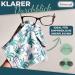 WESERWEF XXL Microfiber Cloth - Optician Quality Glasses Cleaning Towels 30x30 cm | Perfect for Glasses Smartphones Tablets & Cameras - Buy Online on GoSupps.com