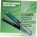 LALADEFIEE Curling Iron Travel Hair Tools Cordless Tools Hair Straightener Curler Hair Straightening Tool Abs 21X4X3.5CM Green - Buy Online on GoSupps.com