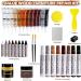 Ultimate Wood Furniture & Floor Repair Kit - 8 Markers 12 Pastes Filler Sticks Putty & Beeswax for Stains Scratches & Cracks - Perfect for Cabinet Door & Floor Repairs - Buy Online on GoSupps.com