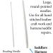 John James Harness Needles Size 002 - Pack of 25, 54mm Length, 1.02mm Diameter - Large Rounded Point for Leather Craft & Repairs - Buy Online on GoSupps.com