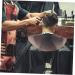 MUSISALY Hair Dye Cloth Hairdressing Neck Collar Stylist Cutting Collar Hair Cutting Collar Coloring Cape for Hair Dye Salon Hair Dye Collar Haircut Neck Guard Haircut Neck Cape Cover 40X40CM - Buy Online on GoSupps.com