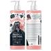 BUGALUGS Dog Shampoo Luxury 2 in 1 Papaya & Coconut dog grooming shampoo products for smelly dogs with fragrance best puppy shampoo professional groom Vegan pet shampoo & conditioner Shampoo 1x500ml