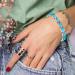 EnerCoppeX Copper Magnetic Bracelet for Women - Turquoise Jewelry with 3500 Gauss Magnet (COB-0165) - Buy Online on GoSupps.com