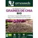 Organic Chia Seeds 1kg | Protein Sources Omega 3 Fiber | Salvia Hispanica | Premium Quality - Buy Online on GoSupps.com