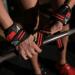 Wrist Wraps and Lifting Straps Bundle - Support for Weightlifting, Cross Training, Powerlifting - 2 Pairs for Men and Women - Black/Red - Buy Online on GoSupps.com