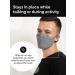Adult 2-Pack Anti-Microbial Cloth Face Mask - Adjustable & Breathable - 2-Layer Poly-Cotton - Gray - Buy Online on GoSupps.com