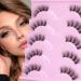 Ruairie Demi Wispies Clear Band Half False Eyelashes - Natural Look, 5 Pairs - Buy Online on GoSupps.com