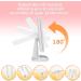 LED Lighted Makeup Vanity Mirror Set | Portable Trifold Design with 1x Magnification | Bright Daylight HD Lighting for Clear Cosmetics Application - Buy Online on GoSupps.com