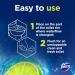 Domestos Power 5 Lime Toilet Rim Blocks toilet freshener with a long-lasting fragrance clean and freshen for up to 300 flushes 2x 50 g - Buy Online on GoSupps.com
