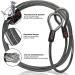 VIGO Sports Panzer Loop Cable Lock 2m - 10mm Thick Weatherproof & Durable Security Solution for Bikes Grills Garden Furniture & Strollers - Prevent Theft! - Buy Online on GoSupps.com