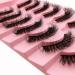 7 Pairs of 3D False Eyelashes Cat Eye Fluffy Volume Curly Cat-Eye Artificial Eyelashes Natural Look Reusable Handmade Faux Mink Makeup Eyelashes (7P-HR-Z03) - Buy Online on GoSupps.com