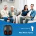 Comfier Foot Massage Device with Heat & Vibration - Shiatsu Massager for Plantar Fasciitis Relief | Up to Shoe Size 47 | Perfect Gift in Black - Buy Online on GoSupps.com