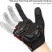 Inbike Men's Bicycle Gloves - Padded 5mm Gel Breathable MTB Gloves for Cycling & Outdoor Activities - Red-Lang Large (21.2 cm Palm) - Buy Online on GoSupps.com