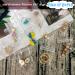 LingLingo Travel Jewelry Organizer Case - Transparent Storage Book for Earrings, Necklaces, Bracelets, Rings - Includes 80 Small Bags - Black - Buy Online on GoSupps.com
