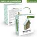 Garden Locker Wild Bee House Insect Home Bug Hotel in Green with Metal Roof Small Bug House with Cleaning Brush & Gift Box Attracts Bees Butterflies & many other Bugs & Insects - Buy Online on GoSupps.com
