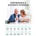 2022 Rechargeable Wrist Blood Pressure Monitor with Large LED Display and Position Sensor - Digital Automatic BP Cuff with Voice Function and 240 Memory Sets - Black - Buy Online on GoSupps.com