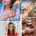 24 Sheets Henna Tattoo Stencil Kit - 280+ Reusable Indian Glitter Airbrush Stencils for Face & Body Paint - Buy Online on GoSupps.com