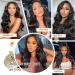 Fewosles Black Lace Front Wig for Women | Long Wavy 26 inch Synthetic Wig | 180% Density | Heat Resistant | Daily Party Wear - Buy Online on GoSupps.com