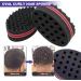 Hair Sponge Twist Brush 2 Pcs Magic Twist Hair Sponge Men Afro Curl Brush Dread Wave Brushes for Curls Dreadlock Small & Big Holes - Buy Online on GoSupps.com