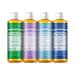Dr. Bronner's - Pure-Castile Liquid Soap (8 oz Variety Pack) Peppermint Lavender Almond & Baby Unscented - Made with Organic Oils 18-in-1 Uses: Face Body Hair Laundry Pets and Dishes | 4 Count