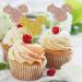 Set of 24 Glitter Squirrel Cupcake Toppers Animal Themed Baby Shower Dessert Decor Birthday Party Decorations Supplies - Buy Online on GoSupps.com