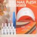 Gellen Gel Nail Polish Starter Kit with UV/LED Light | 10 Nude Colors | 24W Nail Dryer & Base Top Coat | Salon/Home Manicure Set - Buy Online on GoSupps.com