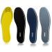 riemot 3 Pairs Memory Foam Insoles for Men Women Super Soft Thin Replacement Innersoles for Slippers Sneakers Running Shoes Boot Liners Comfort Cushioning Shoe Inserts Size 8-13 Black Grey Navy Men 8-13 Z. 3 Pairs Memory Foam Insoles: 5mm-men