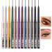 Hogvinnatil Eyeliner pencil set gel eyeliners | 12 colors Waterproof eyebrow pencils professional gel pens makeup cosmetic set