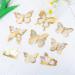 Blumomon 36 Pcs Butterfly Cupcake Toppers Butterfly Birthday Cake Toppers Decoration for Birthday Party Baby Shower Wedding Party Wall Decoration Gold/Silver - Buy Online on GoSupps.com