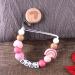 Buy Cute Baby Dummy Clip - Soft Silicone Pacifier Holder Chain in Pink | Perfect Baby Gifts - International Shipping Available - Buy Online on GoSupps.com