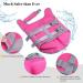 Vivaglory Dog Lifeguard Vest - Skin-Friendly Neoprene for Large Dogs - Pink - D-Ring & Quick Closure - Ideal for Swimming - Size L (64-71cm Chest) - Buy Online on GoSupps.com