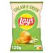 LAY'S Chips Saveur Cream and Onion 120g Cream & Onion 120 g (Lot de 1)