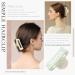 Shop Kavya 8-Piece Large Hair Clips | Slip-Resistant Hair Accessories for Women & Girls - Stylish White Black Transparent & Leopard Designs (10.5cm) - Buy Online on GoSupps.com
