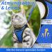 Rabbitgoo Adjustable Cat Dishes Set with Reflective Stripes - Soft Leash & Dishes for Cats Kittens & Puppies - Blue S (1 Pack) - Buy Online on GoSupps.com