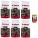 Kimbo Barista Espresso Napoli Caff in Grani Caf En Grains entier Arabica 80%/Robusta 20% avec des notes de pain fra chement grill et de chocolat noir 6x 250 g + Italian Gourmet polpa 400g