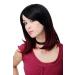 WIG ME UP - H9705-2F118 ladies wig quality wig ombre black + aubergine shoulder length straight curved tips