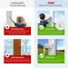 Reer WinLock Window & Balcony Door Lock Value Pack - 3 Pieces for Child Safety - White | Secure Your Home - Buy Online on GoSupps.com
